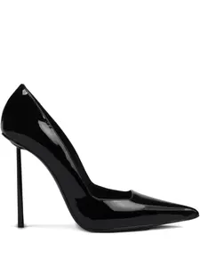 Туфли Amelia с острым носком из лакированной кожи, 120 мм Le Silla, черный
