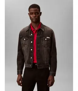 Джинсовая куртка regular fit Calvin Klein Jeans, черный