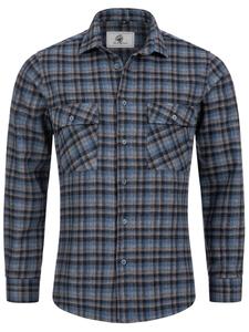 Рубашка на пуговицах стандартного кроя Rock Creek, синий/ночной синий