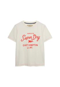 Superdry & Co Футболка 'Heritage Hamptons' в цвете Cream