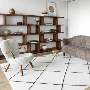 Коврик для пола Addy Trellis nuLOOM, 152x244 см, светло-бежевый