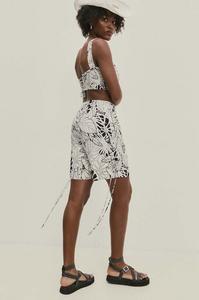 Льняные шорты Answear Lab, белый