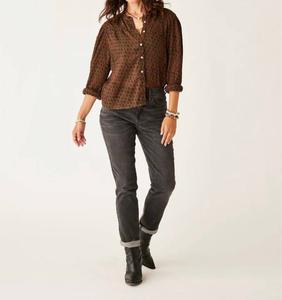 Топ Татум в цветочном батик-принте Carve Designs, цвет batik floral