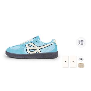 Футболка HBD x Collaboration Цветочные Туфли Износостойкие Дышащие Против скольжения Низкие Кроссовки для скейтборда Унисекс WE FLOWER, Повседневные Синие (Подарок Включен)