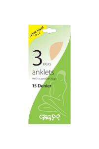 Ножные браслеты (3 пары) Joanna Gray, мультиколор