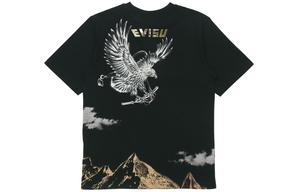 EVISU Мужская футболка, Черный