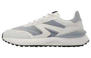 Кроссовки мужские с низким верхом белый серый Qiaodan