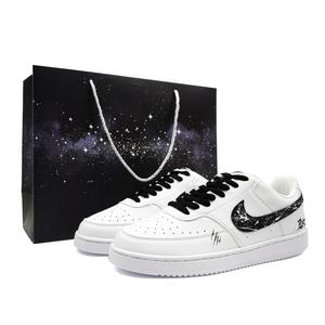 Court Vision Scorched Path сумка для покупок с противоскользящей амортизацией, устойчивая к истиранию, дышащая, низкие Nike, черный