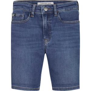 Короткие брюки джинсовые шорты ess средние Calvin Klein, синий