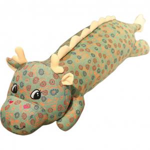 Плюшевая игрушка талисман года дракона, плюшевая кукла, высота 80cm/100cm/120cm ZITONG, зеленый