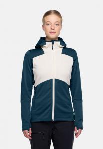 Флисовая куртка Vaude Fleece jacket, Dark Sea White/Mottled Dark Blue