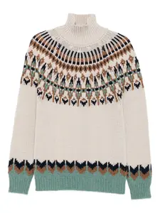 Водолазка с узором «фэр-айл» DONDUP, нейтральный