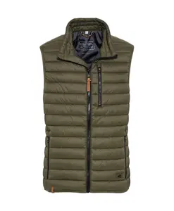 Утепленный жилет из переработанного полиэстера Camel Active, зеленый