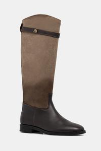 Ботинки из кожи Novi Steve Madden, коричневый