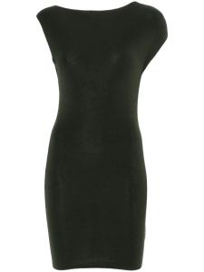 Асимметричное трикотажное мини-платье St. Agni, зеленый