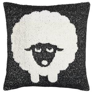 Наволочка 48/48 см Esposa, черный/слоновая кость