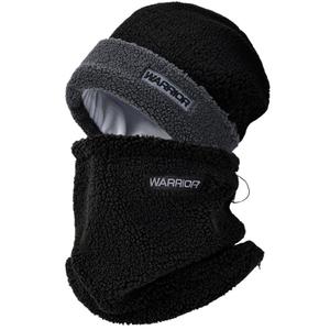 Шапка из полиэстера Unisex WARRIOR, черный