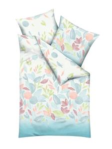 Jack Комплект постельного белья из двух предметов премиум-класса из жатой ткани, размер 135x200 см, цвет Matisse, мятный