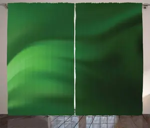 Штора ABAKUHAUS Forest Green Rustic, эффект зеленого омбре, универсальная ленточная штора для гостиной с петлями и крючками, 280 x 175 см, цвет Forest Green, светло-зеленый Abakuhaus