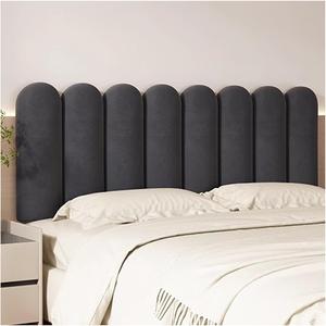 XILYZMO Обивочные стеновые панели с противоударной защитой и съемным изголовьем A-black