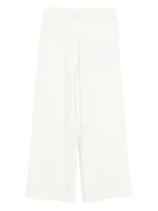 Брюки на кулиске Yves Salomon, белый