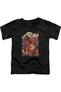 Футболка с коротким рукавом для малышей "Флэш из Лиги Справедливости Америки" Gildan, черный