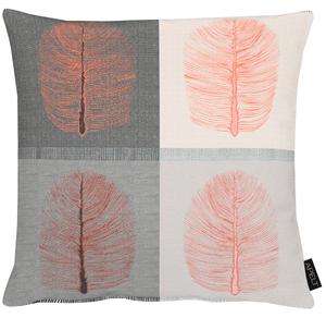 Наволочка Apelt белый, красный, серый, 46/46 см