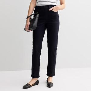 Женские джинсы прямого кроя Croft & Barrow, Mineral Black