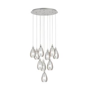 Настольная лампа Eglo белый, хромированный диаметр/высота: 61,5/150 см