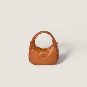 Сумка Wander из кожи MIU MIU, коричневый