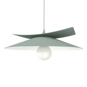 Подвесной светильник Lumicom Miller, 34x34x40 см, зеленый/белый