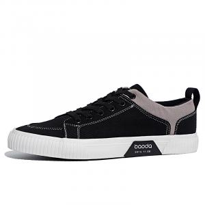 Кеды Baoda Skateboard Shoes Men Low-Top, черный/белый