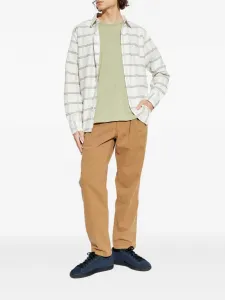 Рубашка в клетку на пуговицах Rag & Bone, нейтральный