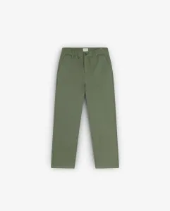 Детские чиносы с застежкой на пуговицу и молнию, с логотипом Scalpers, зеленый