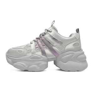 Кроссовки Whale Shoes с амортизацией и дышащими низкими массивными кроссовками для женщин ZHR, Silver