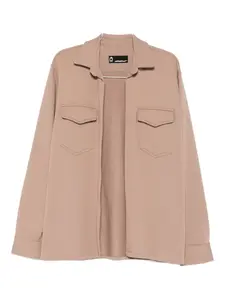 Рубашка с накладными карманами Notrainproof, коричневый