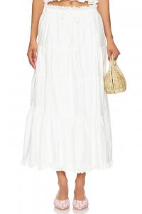 Юбка из мирры Nia, белый