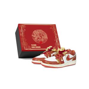 Jordan Air 1 YDCC Good Day, с амортизацией Box, износостойкие низкие кеды Unisex Red