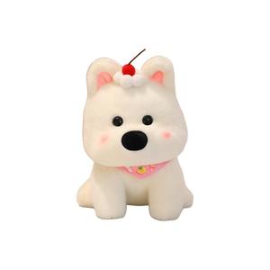 Плюшевая кукла West Highland Dolls с милым нагрудником, высота 25 см AOLETU