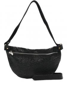 Guidi поясная сумка из зернистой кожи, черный