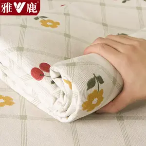 Yalu Простыня 230х270 см из грубого хлопка, цвет Xiaohuanghua