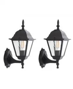 Настенный уличный светильник Rhion 20 см Safavieh, черный