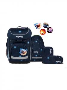 Ergobag Набор школьных сумок Cubo, 5 предметов, дизайн KoBärnikus, синий