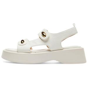 Сандалии с одним ремешком 5 см женские AGSDON, Beige