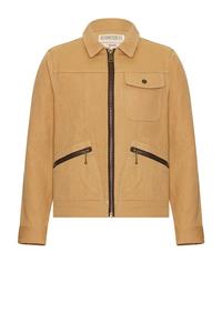 Практичная куртка без подкладки Schott, цвет Tobacco