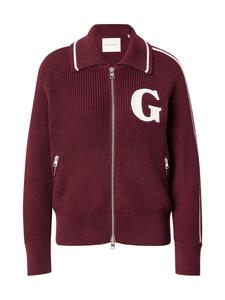 Вязаный кардиган GANT, Wine red