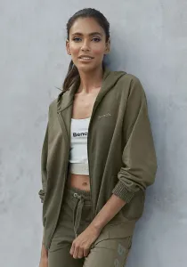 Bench Толстовка с капюшоном и спортивными разделительными швами, домашний костюм для отдыха Bench Loungewear, зеленый