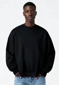 Базовая, очень плотная, объемная, квадратная толстовка Mira Paris, Black