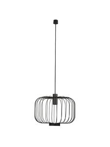 Подвесной светильник-решетка Rooms L прямого и отраженного света Ø 48 см, черный цвет s.LUCE