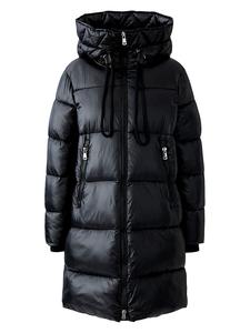 Oui Зимнее пальто черного цвета